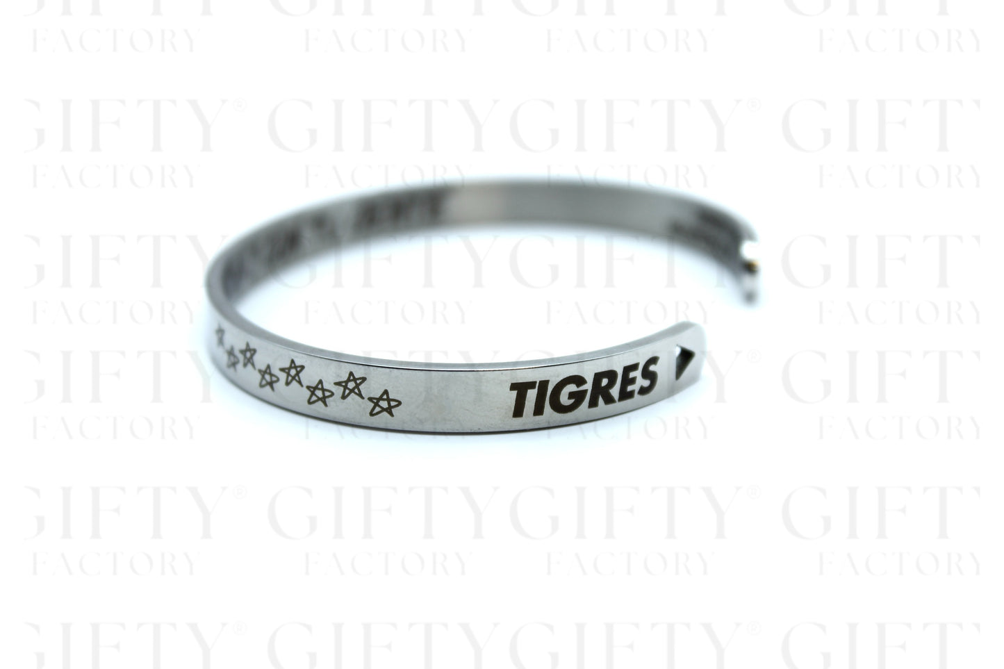 BRAZALETE CONMEMORATIVO TIGRES UANL EN INOXIDABLE