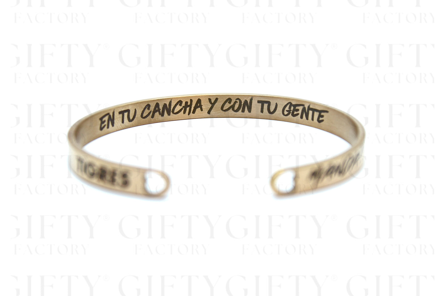 BRAZALETE CONMEMORATIVO TIGRES UANL EN INOXIDABLE