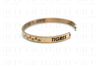 BRAZALETE CONMEMORATIVO TIGRES UANL EN INOXIDABLE